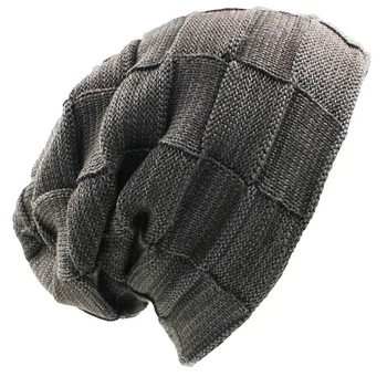 ALTOBEFUN brand pokrivač dizajn žene široke pleteni Skullies hauba tople kape za djevojke Kapa muškarci umjetno krzno zimska kapa kape BHT077