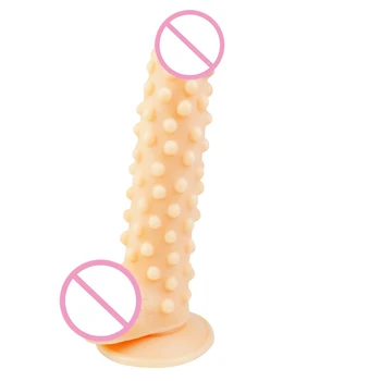 Žene umjetni penis soft dildo realan dildo anal masturbator sa kvržicu шипом sisanje čaša masturbacija je seks igračka za žene
