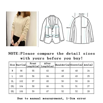 VANGULL pulover Ženski veste jesen zima O-izrez s dugim rukavima kratki odlomak dno majice ženska verzija free