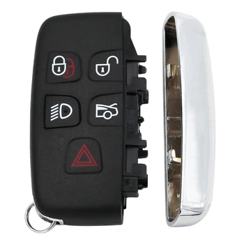 Бесключевой ulaz-Smart Remote Key Fob 5 gumba 433 Mhz ID49 čip za-Jaguar XF XJ XL 2013-tehnika sa riječima