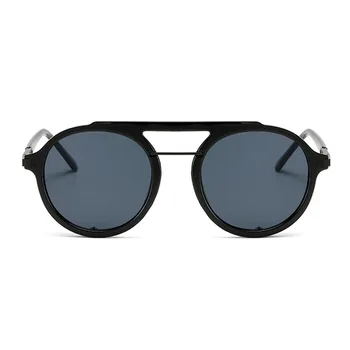 Novi brand dizajn steampunk sunčane naočale Moda žene muškarci cijele Kolutanje UV400 nijanse naočale Oculos de sol