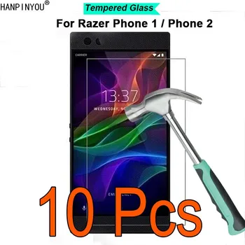 10 kom. / lot za Razer Phone 1 / Phone 2 9h tvrdoće 2.5 D ultra-tanki kaljeno staklo film zaslon zaštitnik garde
