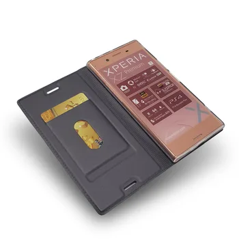 Luksuzna kožna torbica Magnetism Cover Case za Sony Xperia XZ Premium XZ XZ1 XZ2 Compact XZ2 Case Cover flip novčanik Coque Fundas Etui