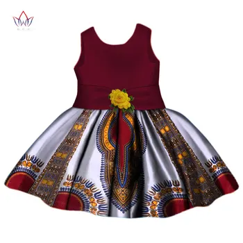 2020 afrički model odjeće Dashiki O-neckTraditional pamučne haljine bez rukava Afrička odjeća za djecu ne WYt268