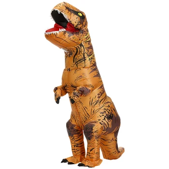 Cosplay Raptor T-REX dinosaur kostime za karneval Dino Napuhavanje odijelo Halloween kostim smiješno crtani film performanse odijevanje