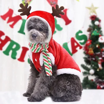 Kućni ljubimac Božićni dan oblače odjeću za pse Jesen Zima flanel Los prerušiti se mala i srednja pas mačka kućni ljubimac odijevanje